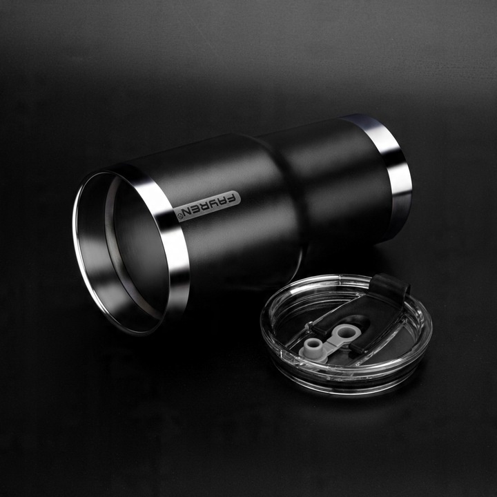 Fayren Kubek Termiczny 580ml Metro Apricot Crush do auta, pracy i na spacer