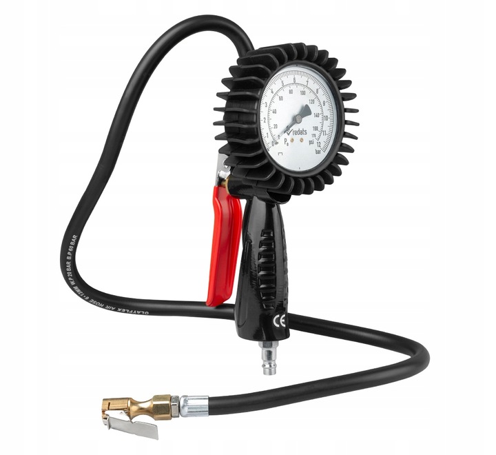 PISTOLET DO POMPOWANIA KÓŁ MANOMETR I-470 REDATS
