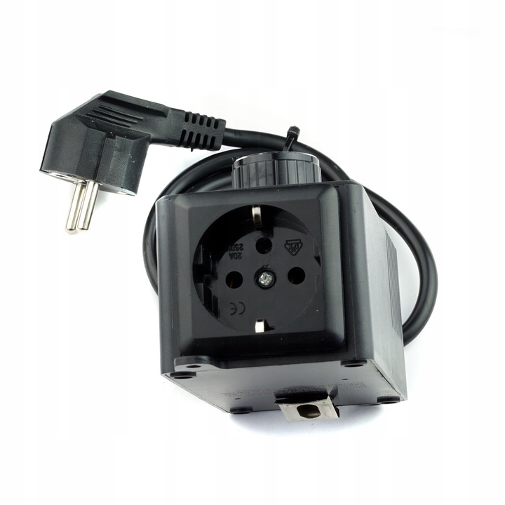 Regulator obrotów silnika mocy napięcia w obudowie z gniazdkiem 2400W 230V