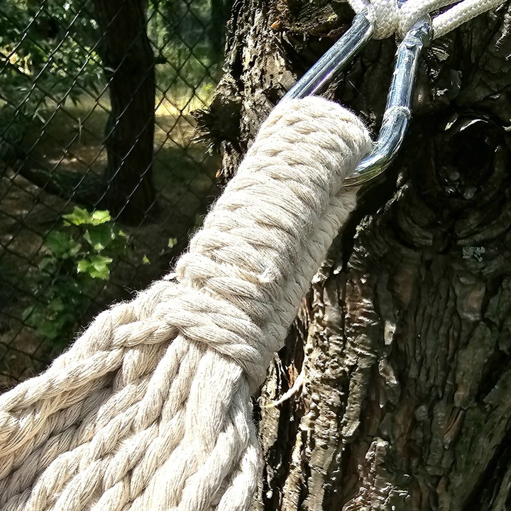 HAMAK OGRODOWY TURYSTYCZNY BOHO MOCNY DWUOSOBOWY 150x275cm 240kg + TORBA