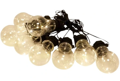 Sznur oświetleniowy Lampki żarówki 6,55m 8x LED