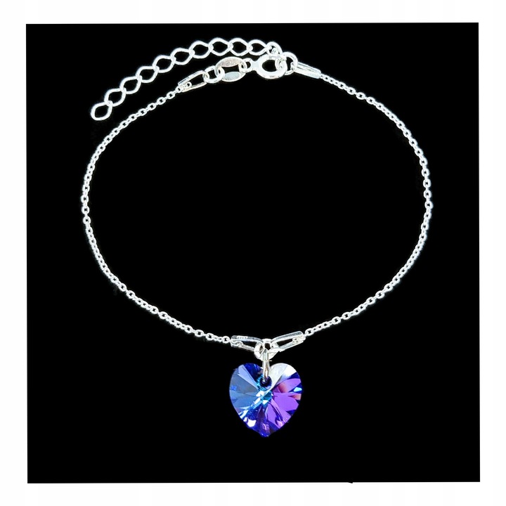 Bransoletka dla Dziewczynki Serce SREBRO PREZENT