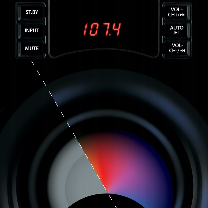 SVEN MS-312 głośniki komputerowe 2.1 BLUETOOTH, USB, FM, WYŚWIETLACZ, PILOT