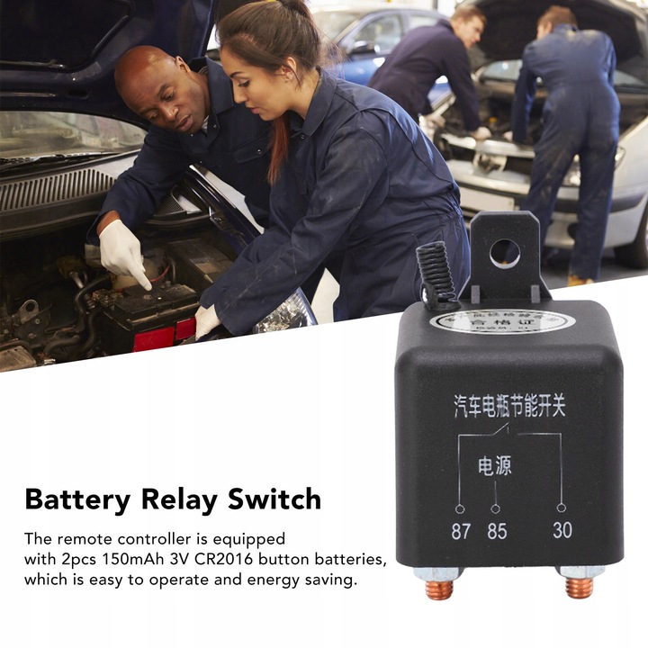 WYŁĄCZNIK AKUMULATORA SAMOCHODOWEGO Z PILOT