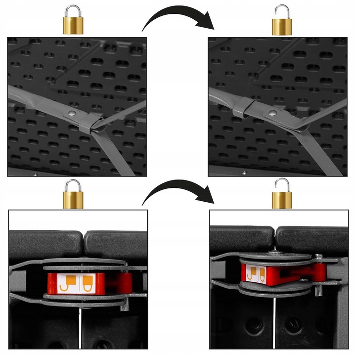 ZESTAW STÓŁ CATERINGOWY BANKIETOWY TURYSTYCZNY OGRODOWY CAMPINGOWY +2 ŁAWKI
