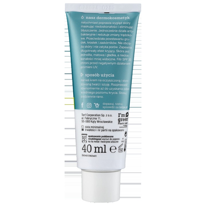 tołpa. sebio. BB matujący krem korygujący 40 ml