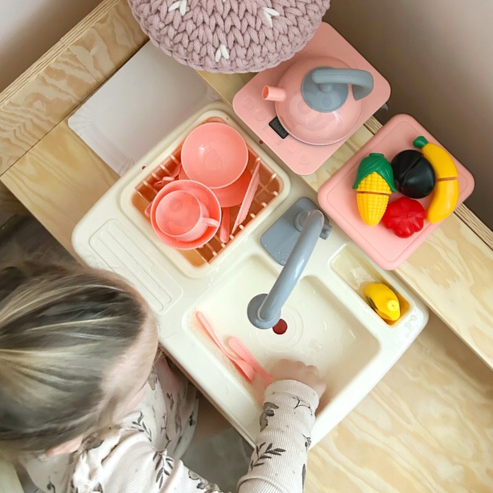 ZLEWOZMYWAK KUCHNIA KRAN FUNKCJA PUSZCZANIA WODY ZLEW MYCIA NACZYŃ WOOPIE