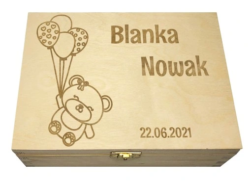 PUDEŁKO WSPOMNIEŃ PREZENT ROCZEK CHRZEST NARODZINY