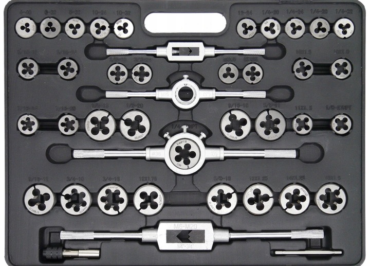 Zestaw Gwintowniki I Narzynki 110e Kalibrownik NEO TOOLS