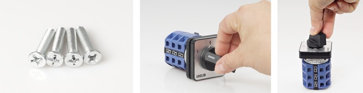 ŁĄCZNIK KRZYWKOWY 25A 3F LEWO PRAWO TABLICOWY IP65