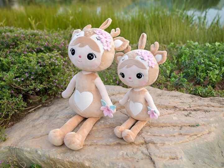 LALKA METOO SARENKA Z KWIATUSZKAMI 50 cm Z IMIENIEM PREZENT NA CHRZEST