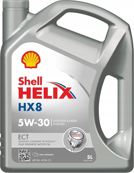 Shell Helix HX8 ECT 5W-30 5L / 550048100 Produkcji 10/2024