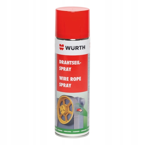 WURTH Smar do Przekładni Linowych Lin Stalowych Antykorozyjny Spray 500 ml