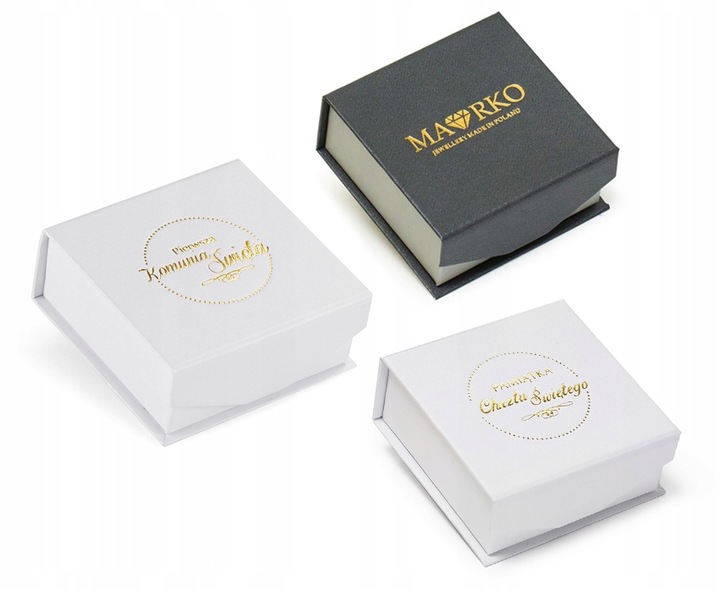 SREBRNY KRZYŻYK 925 ŁAŃCUSZEK Pancerka + Grawer