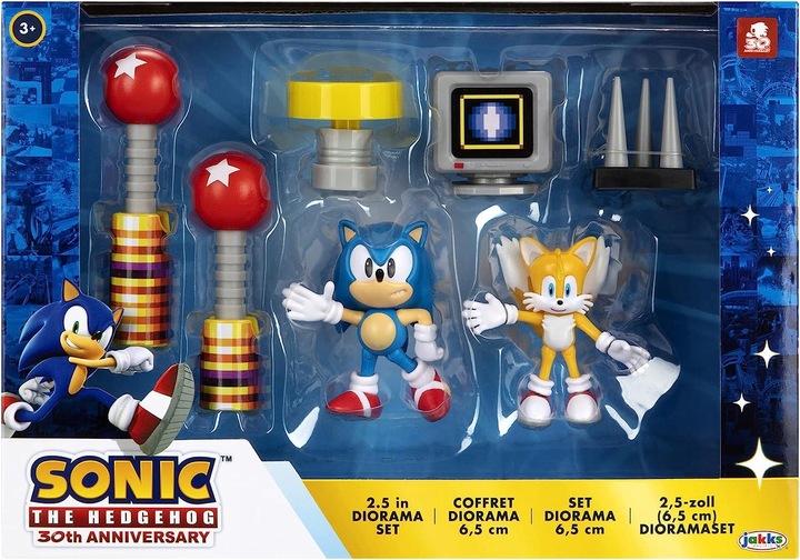 SONIC the Hedgehog Figurki Sonic i Tails diorama