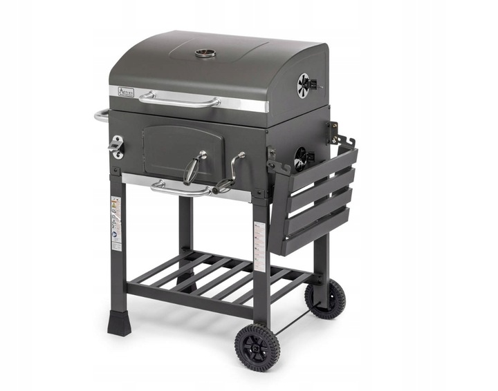 Grill Węglowy Activa Angular Mastercook z Żeliwnym Rusztem 57,5 x 42 cm