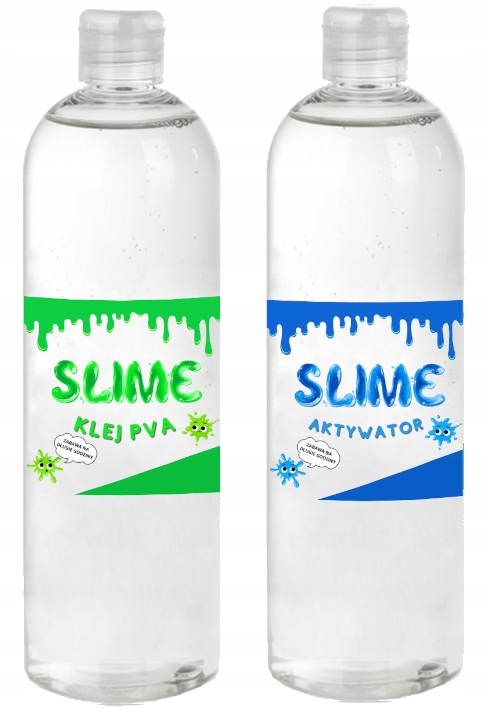 KLEJ PVA + AKTYWATOR DO SLIME GLUTY 2x1 LITR 2L