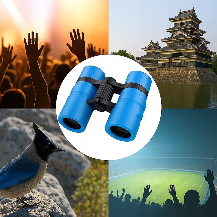 Lornetka Dla Dzieci Zabawkowa 4x30 Podręczna Kieszonkowa Powiększenie Lupa