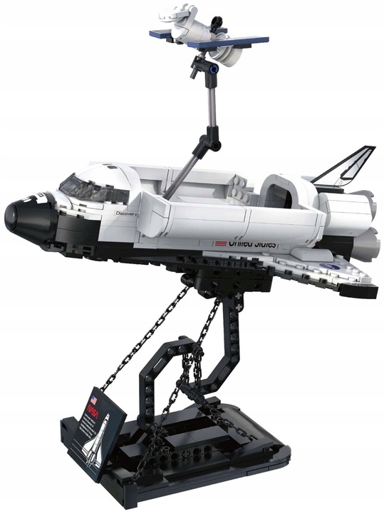 KLOCKI CADA NASA ODKRYWACZ KOSMICZNY SPACE SHUTTLE DISCOVERY 475EL.