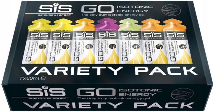 Żel energetyczny Science Sport GO Isotonic Gel 7x60ml DLA BIEGACZY KOLARZY