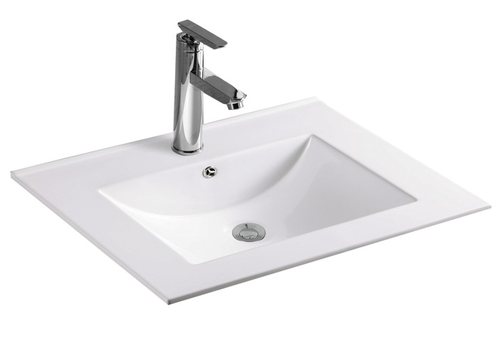 MEXEN ATENA 61 x 46 CM UMYWALKA WPUSZCZANA W BLAT MEBLOWA BIAŁA