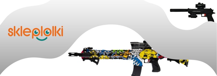 KARABIN PISTOLET NA KULKI ŻELOWE WODNE WIELKI AUTOMATYCZNY ORBEEZ ZESTAW