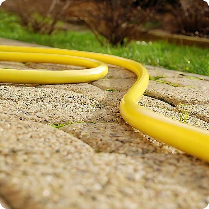 WĄŻ OGRODOWY 3/4" 30m WZMACNIANY MEGA WYTRZYMAŁY Do podlewania ogrodu żółty