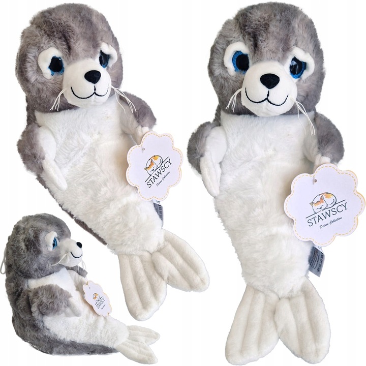 FOKA UCHATKA maskotka PLUSZOWA foczka PLUSZAK 25cm