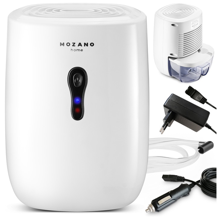 CICHY OSUSZACZ POCHŁANIACZ WILGOCI AUTOMATYCZNY 30W 800ml + WTYCZKA 12V