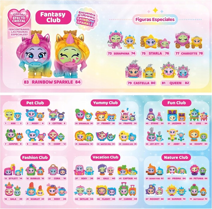 MagicBox - Moji Pops Rainbow - seria 5 - saszetka z figurką 5 sztuk