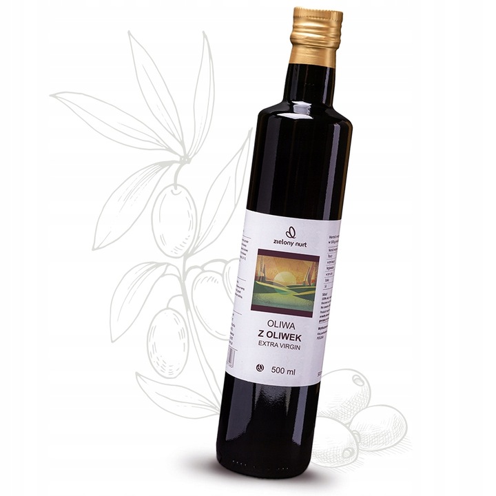 OLIWA Z OLIWEK Extra Virgin 500 ml Tłoczona na Zimno Grecka Zielony Nurt