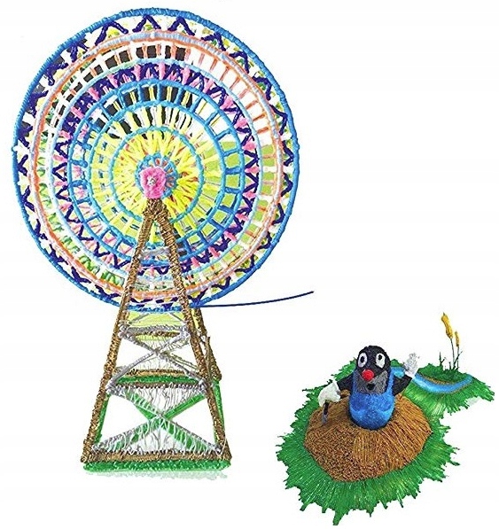 WKŁADY DO DŁUGOPISU 3D DLA DZIECI PLA FILAMENT 3D PEN 60 M ZESTAW STARTOWY