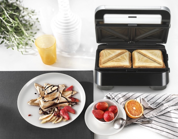 Opiekacz Braun SnackMaker 5 SM5005 2w1 800 W srebrny