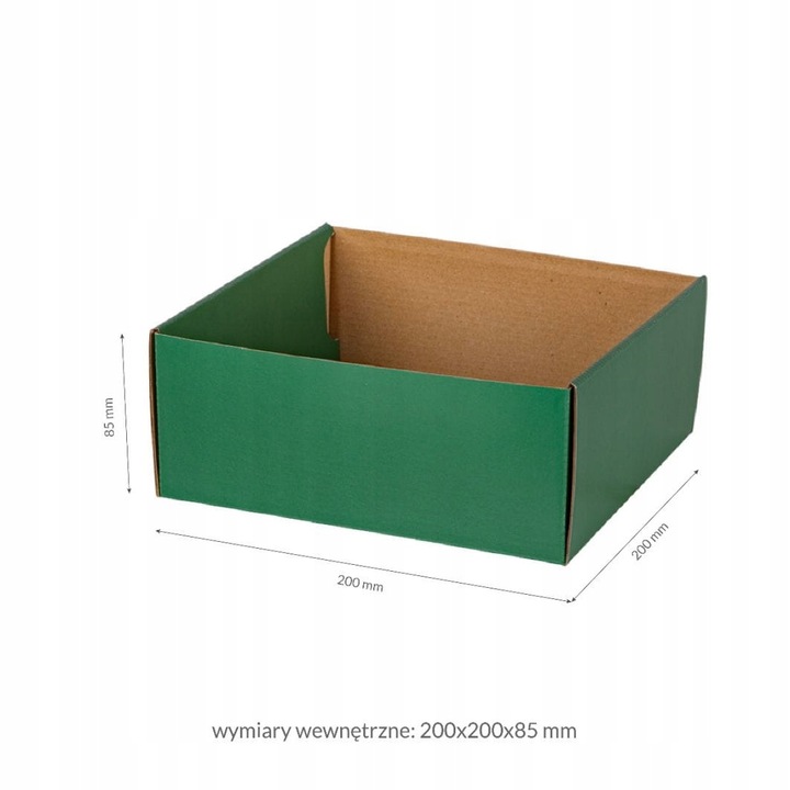 10x PUDEŁKO PREZENTOWE OPAKOWANIE ŚWIĄTECZNE 200x200x85 mm CHOINKI Zestaw