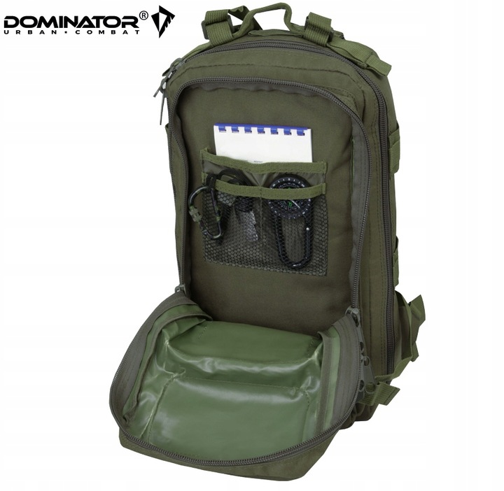 PLECAK WOJSKOWY TAKTYCZNY DOMINATOR SHADOW MIEJSKI GREEN ZIELONY OLIVE 30L
