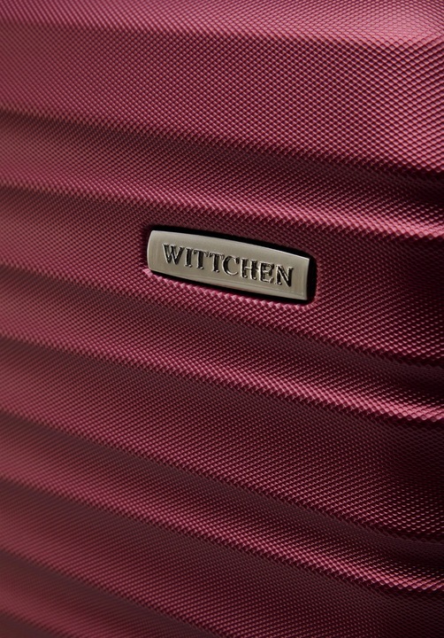 Walizka duża z ABS-u WITTCHEN 56-3A-313-31 bordowa lekka twarda wytrzymała