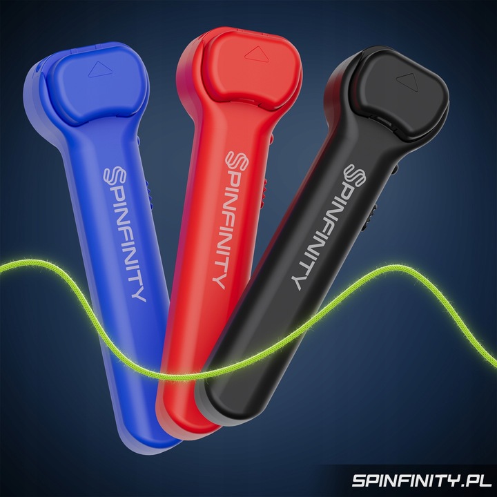 SPINFINITY - WYJĄTKOWA ZABAWKA ŚWIETLNA - LOOP LASSO / ZIPSTRING