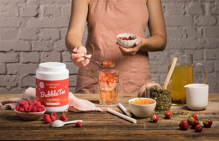 Kulki do Bubble Tea Molekularny Kawior 2 KG MALINA