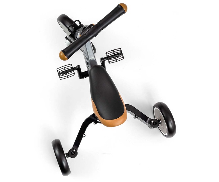 Rowerek 4w1 Milly Mally Optimus Plus Grey Sary + Rączka