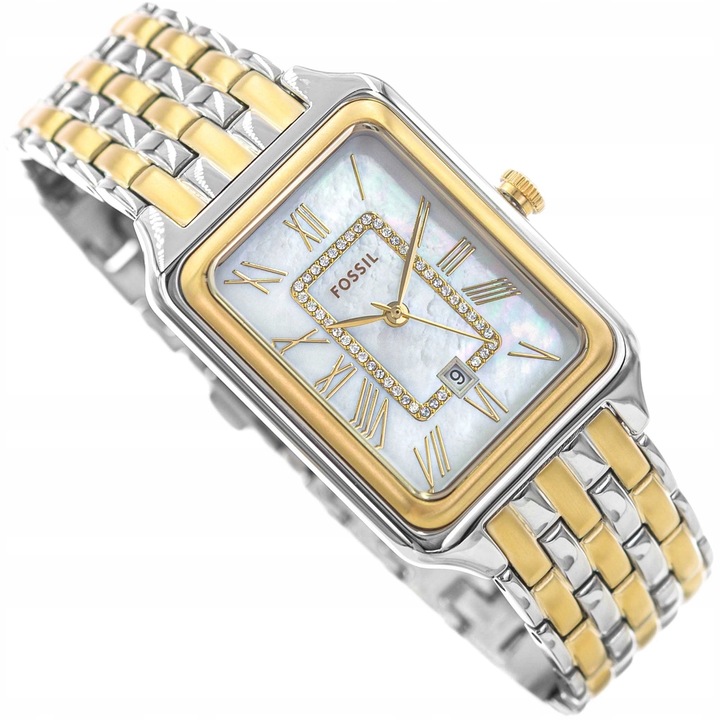 DAMSKI ZEGAREK FOSSIL ES5305 RAQUEL Z KRYSZTAŁKAMI NA BRANSOLECIEDATA