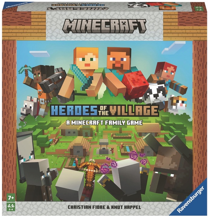 Gra planszowa RAVENSBURGER Minecraft Uratuj wioskę