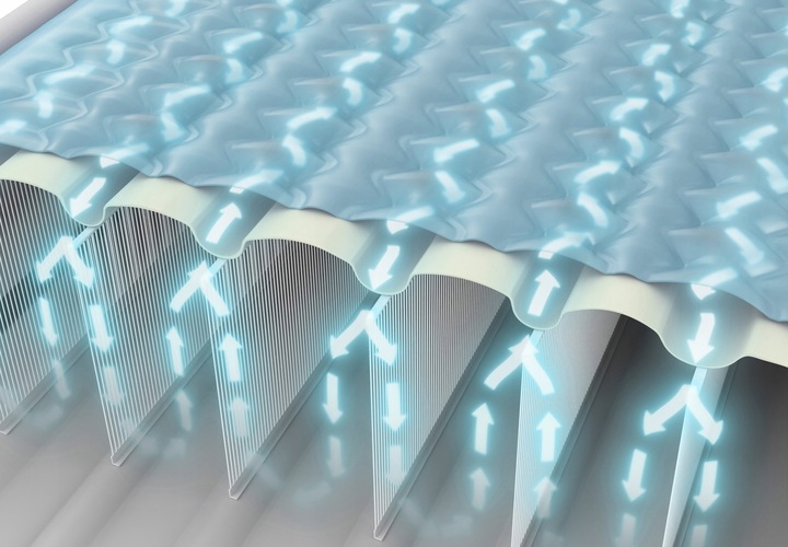 Materac dmuchany dwuosobowy 236x152x46/86 Intex 64448 z pompką wbudowaną