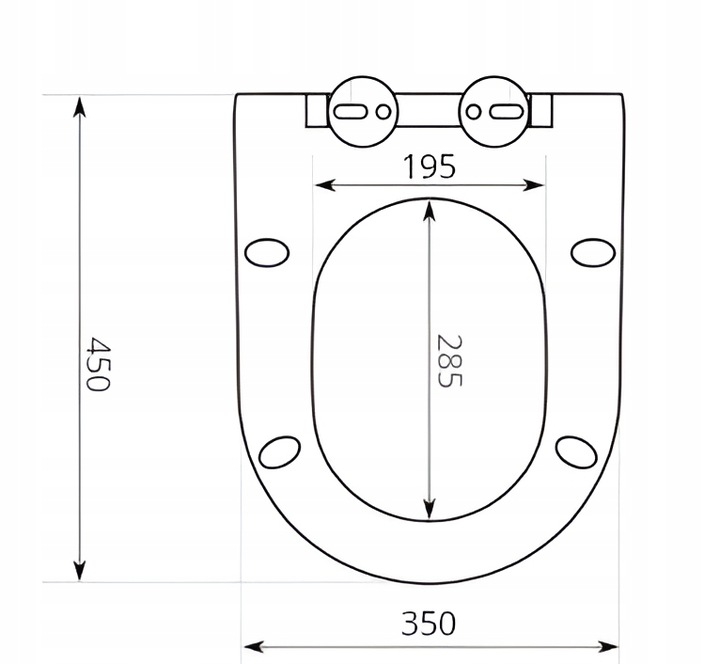 DESKA SEDESOWA TOALETOWA WC WOLNOOPADAJĄCA WYPINANA DUROPLAST do ROCA GAP