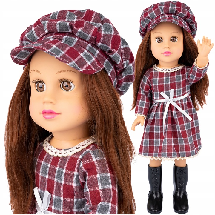 LALKA BOBAS INTERAKTYWNA ŚPIEWA I MÓWI PO POLSKU ANGIELSKU KINDERPLAY 47cm