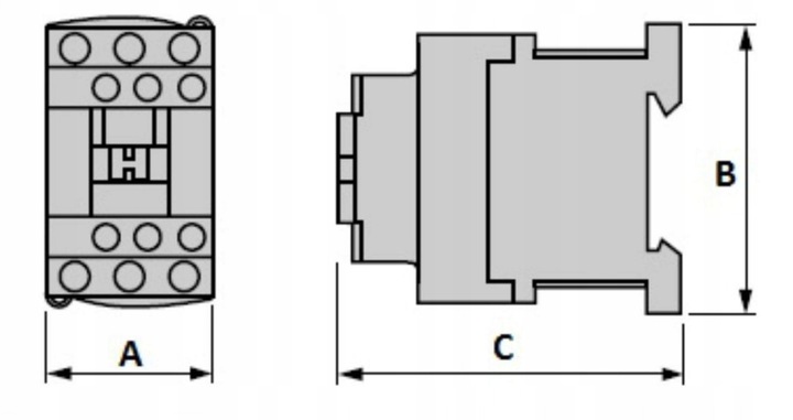 STYCZNIK MOCY 25A 24VAC LC1D25B7 11kW CEWKA 24V AC PRZEKAŹNIK 3P 1Z 1R