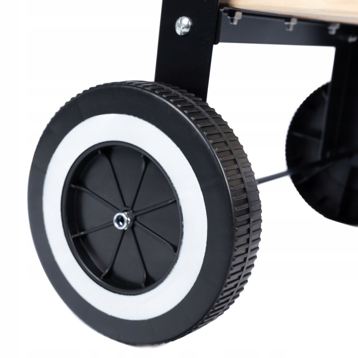 GRILL ogrodowy Węglowy na kołach DUŻY Rożen PÓŁKI Gril Regulacja Rusztu