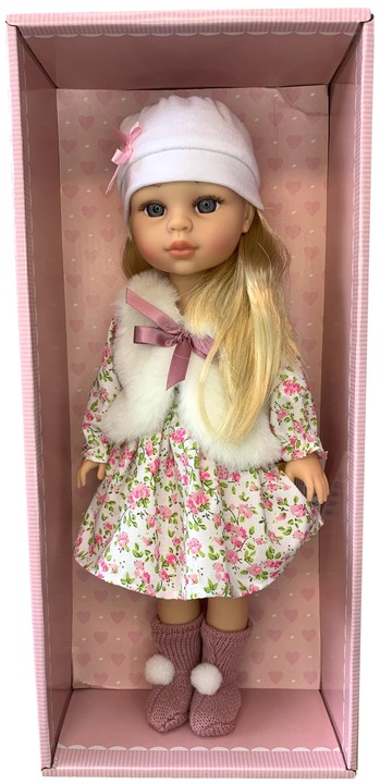 ŚLICZNA LALKA W PUDEŁKU BOBAS MÓWI ŚPIEWA+AKCESORIA