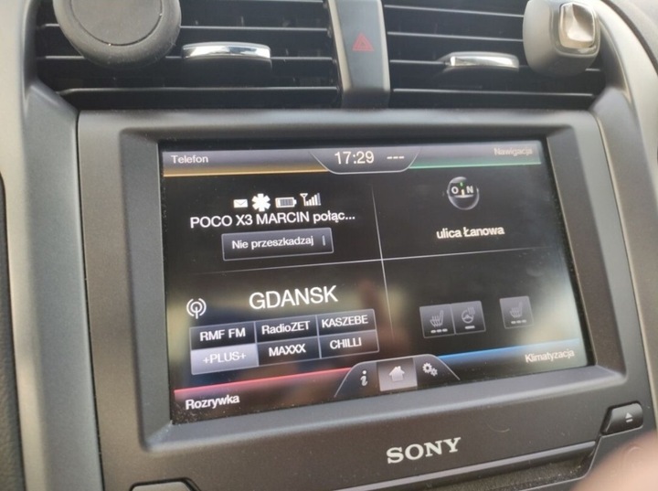 MAPA KARTA NAWIGACJI EUROPA FORD SYNC2 SYNC 2 F12 2024/2025 NAJNOWSZA