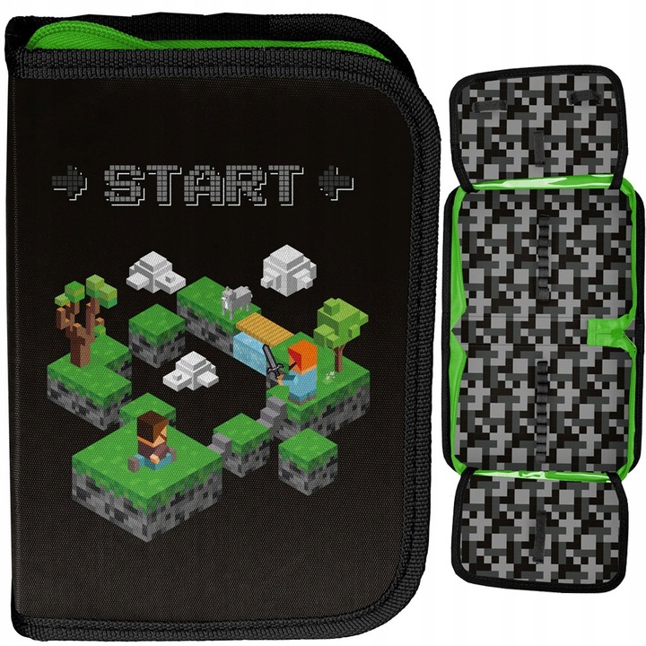 TORNISTER PLECAK SZKOLNY GAMER DO 1 KLASY PIKSELE PIÓRNIK WOREK