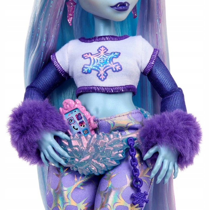 Monster High Lalka podstawowa Abbey Bominable + zwierzątko Mamut HNF64